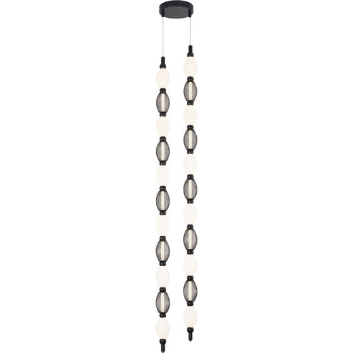 Tentacles LED 9.38 inch Black Pendant Ceiling Light